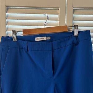 Calvin Klein Bright Blue Dress Pants